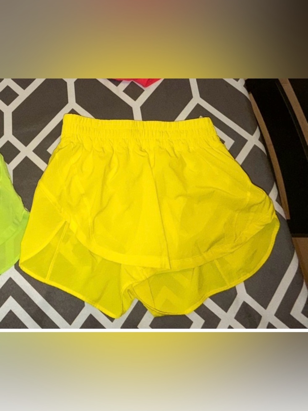 Lululemon Track That High-Rise Lined Short 3"
Sonic Yellow 8 NWOT